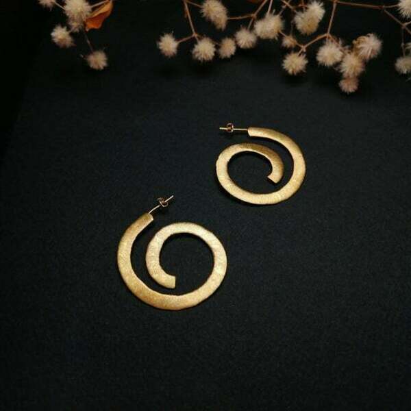 Spiral hoop earrings/Σπιράλ κρίκοι σε ασήμι 925 - ασήμι, κρίκοι, μεγάλα - 4