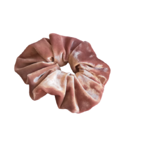 scrunchie "light pink" - βελούδο, λαστιχάκια μαλλιών