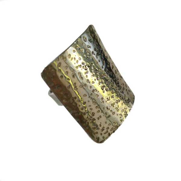 Classic/Σφυρίλατο δαχτυλίδι από αρζαντό - boho, boho, μεγάλα, αυξομειούμενα, φθηνά - 3