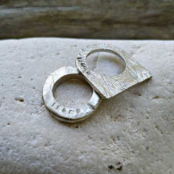 Sculp/Χειροποίητο δαχτυλίδι από ασήμι - ασήμι, επάργυρα, boho, boho, φθηνά - 4