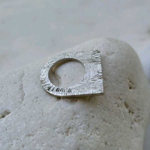 Sculp/Χειροποίητο δαχτυλίδι από ασήμι - ασήμι, επάργυρα, boho, boho, φθηνά - 2