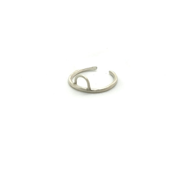 Eco Silver Minimal Ring | Δαχτυλίδι από ανακυκλωμένο ασήμι - ασήμι, minimal, βεράκια, σταθερά, σταθερά, αυξομειούμενα - 2