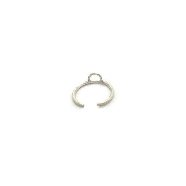 Eco Silver Minimal Ring | Δαχτυλίδι από ανακυκλωμένο ασήμι - ασήμι, minimal, βεράκια, σταθερά, σταθερά, αυξομειούμενα - 3