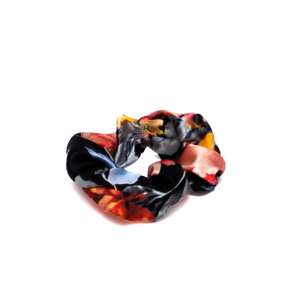 Scrunchies Σετ Floral - βελούδο, φλοράλ, λαστιχάκια μαλλιών - 3