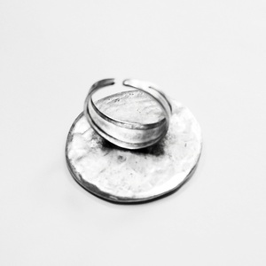 Χειροποίητο επάργυρο δαχτυλίδι “ζωδιακός κύκλος” - ασήμι, επάργυρα, μεγάλα, αυξομειούμενα - 2