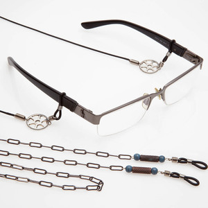 Unisex κορδόνι γυαλιών - μεταλλικό, κορδόνια γυαλιών - 2