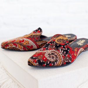 ethnic mules - δέρμα, slides - 2