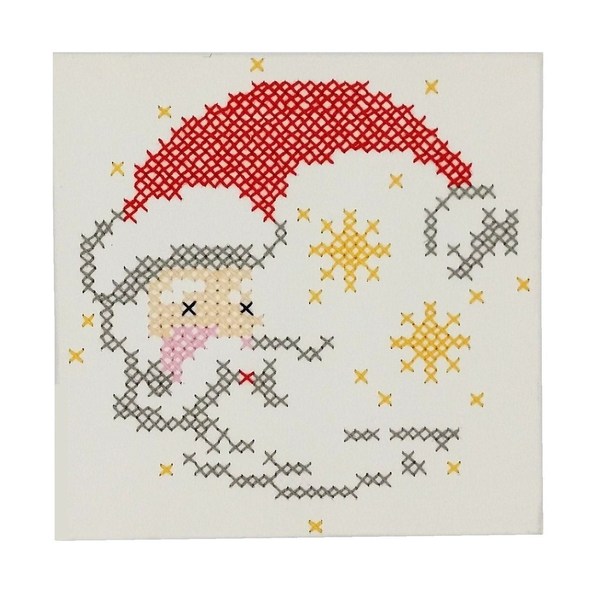 Χριστουγεννιάτικο καδράκι - Santa Claus - πίνακες & κάδρα, διακοσμητικά, χριστουγεννιάτικα δώρα