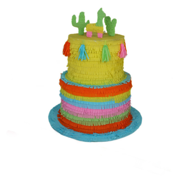 Πινιάτα τούρτα μεξικάνικη ύψος 50 εκ. - γενέθλια, πινιάτες