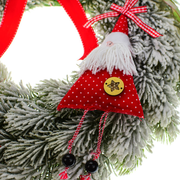 Χριστουγεννιάτικο στεφάνι - στεφάνια, διακόσμηση, διακοσμητικά, χριστουγεννιάτικα δώρα - 3