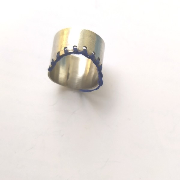 Δαχτυλίδι ασημένιο χειροποιητο - ασήμι, σταθερά, μεγάλα