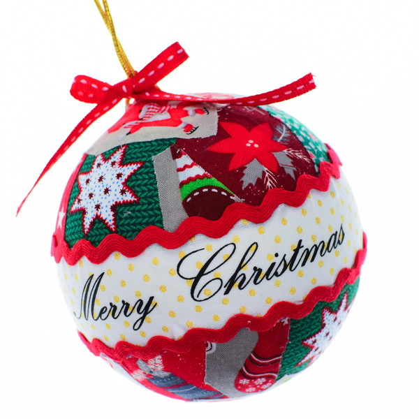 Χριστουγεννιάτικη μπάλα "merry Christmas" - δώρο για τη γιαγιά, στολίδια, μπάλες