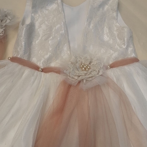 Χειροποίητο παιδικο φόρεμα - κορίτσι, βρεφικά ρούχα, φούστες & φορέματα, 1-2 ετών - 4