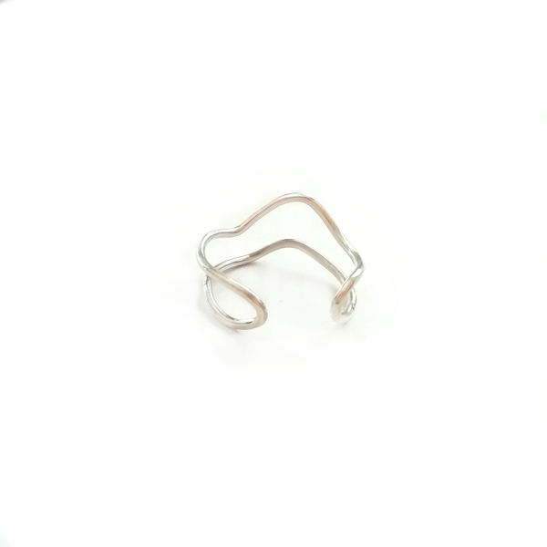 Ασημένιο Δαχτυλίδι | Curvy Ring - ασήμι, ασήμι 925, minimal, μικρά, boho, αυξομειούμενα - 5