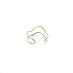 Ασημένιο Δαχτυλίδι | Curvy Ring - ασήμι, ασήμι 925, minimal, μικρά, boho, αυξομειούμενα - 5