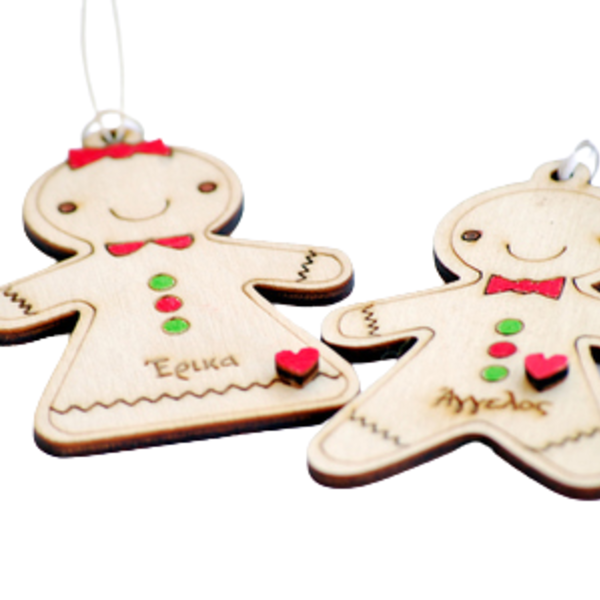 Στολίδια gingerbread cookie - personalised, στολίδια, προσωποποιημένα - 2