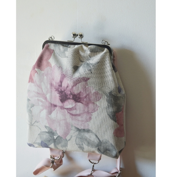 Floral ρομαντικό backpack - πλάτης