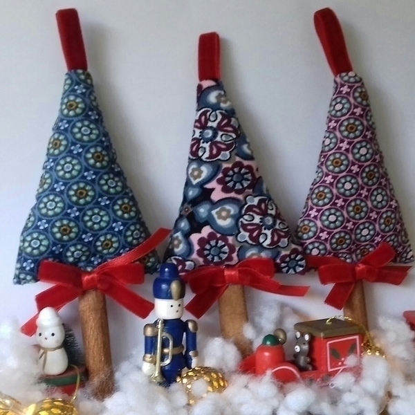 "κανελλοδεντράκια" - δέντρα, στολίδι, διακοσμητικά, χριστουγεννιάτικα δώρα - 2