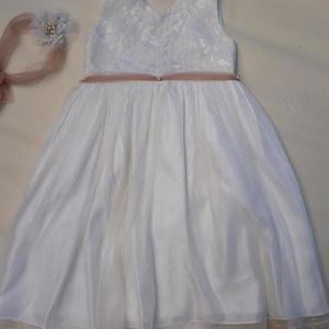 Χειροποίητο φόρεμα από δαντέλα - κορίτσι, παιδικά ρούχα - 3