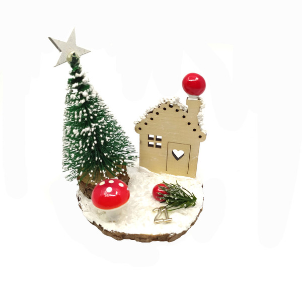 Διακοσμητικός Κορμός - χριστουγεννιάτικο δέντρο, διακοσμητικά
