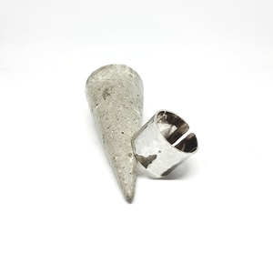 Δαχτυλίδι ασημένιο 925 σφυρήλατο - ασήμι, σφυρήλατο, μικρά, boho, boho, αυξομειούμενα - 5