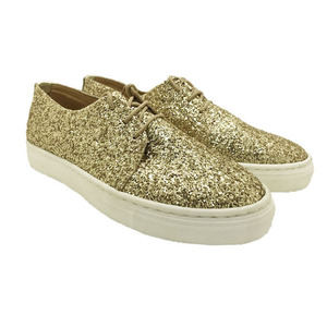 MARGO SHOES Oxford Glitter Gold