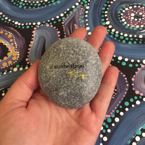 ΣΟΦΙΑ | Wishful Stones | Ζωγραφική σε πέτρα - ζωγραφισμένα στο χέρι, χριστουγεννιάτικα δώρα, γούρια - 3