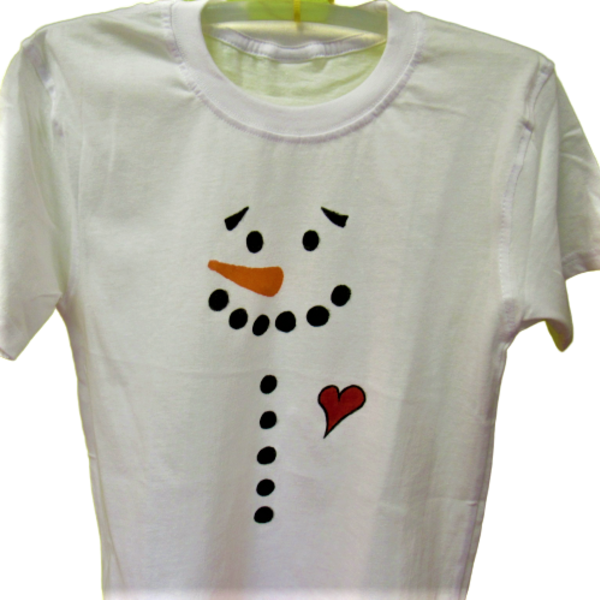 Παιδικό μπλουζάκι-φανελάκι - ζωγραφισμένα στο χέρι, χριστουγεννιάτικο, για παιδιά