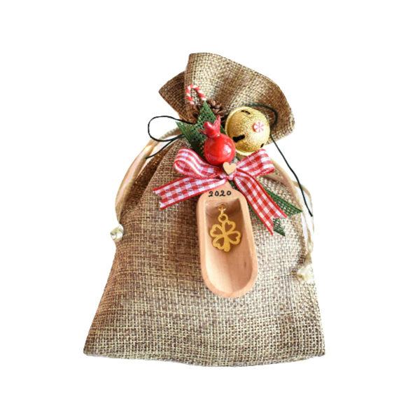 Γούρι 2021 | Πουγκί αρωματικό με σέσουλα!| Τριφύλλι - πουγκί, αρωματικό, χριστουγεννιάτικα δώρα, γούρια