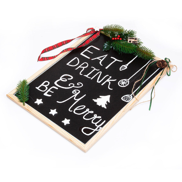 Χριστουγεννιάτικο καδράκι chalkboard - πίνακες & κάδρα, διακοσμητικά - 2
