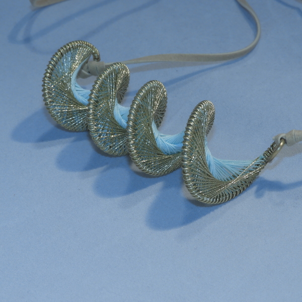 Kyma necklace - γυναικεία, επιχρυσωμένα, ορείχαλκος, κοντά, πρωτότυπα δώρα - 2