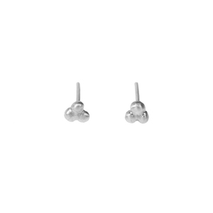 _dots silver earrings - μικρά σκουλαρίκια από ασήμι 925 - ασήμι, minimal, καρφωτά - 2