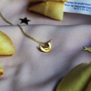 _fortune cookie necklace - γούρια - 2