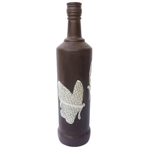Διακοσμητικό Γυάλινο Μπουκάλι Ντεκουπάζ (Πεταλούδες μεγάλο) - γυαλί, δώρο, διακοσμητικά, διακοσμητικά μπουκάλια