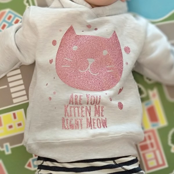 Παιδικό φούτερ - Hoodie Kitten - κορίτσι, παιδικά ρούχα