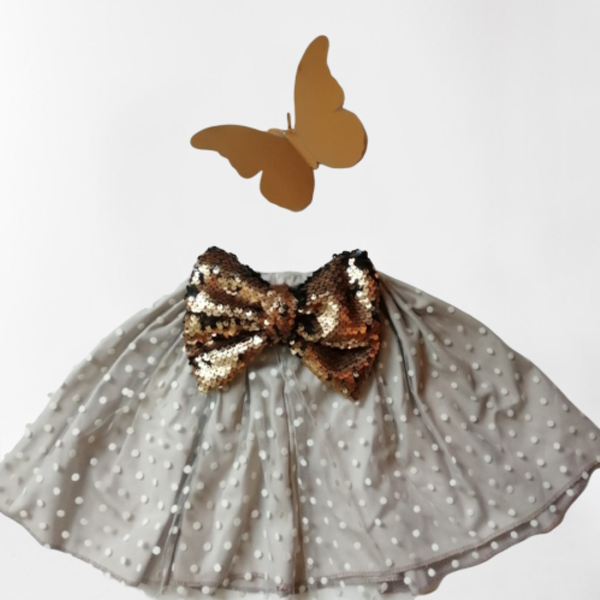Τούλινη Βρεφική/Παιδική Φούστα (tutu) με Φιόγκο Παγετα - φιόγκος, παιδικά ρούχα