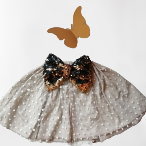 Τούλινη Βρεφική/Παιδική Φούστα (tutu) με Φιόγκο Παγετα - φιόγκος, παιδικά ρούχα - 2