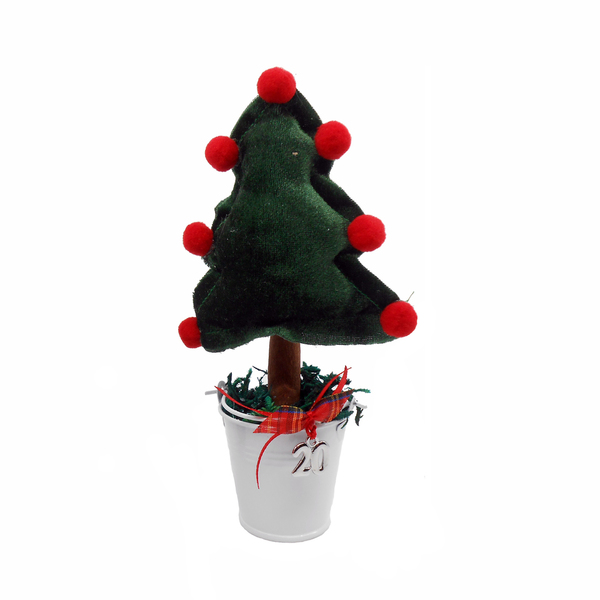 Χειροποίητο Χριστουγεννιάτικο διακοσμητικό - βελούδο, χειροποίητα, χριστουγεννιάτικο, χριστουγεννιάτικο δέντρο, διακοσμητικά - 2