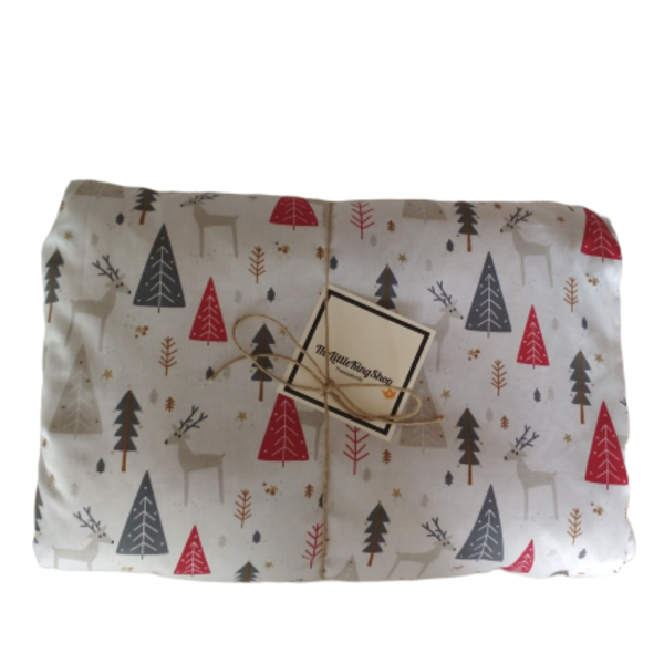 Χριστουγεννιάτικη Χειροποίητη Κουβερτούλα Αγκαλιάς - δώρο, χειροποίητα, χριστουγεννιάτικο, κουβέρτες - 3