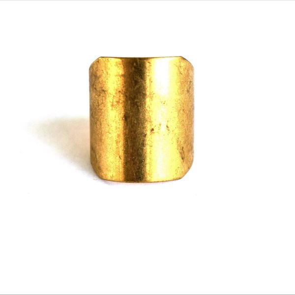 brass tube ring - μπρούντζος, μεγάλα, Black Friday, αυξομειούμενα