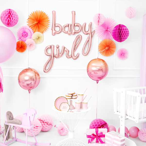Μπαλόνια Baby Girl - κορίτσι, baby shower - 2
