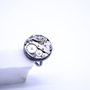 "Timeless" silver ring - ασήμι, μεγάλα, Black Friday, αυξομειούμενα