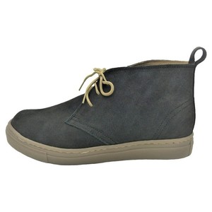 MARGO SHOES Μποτάκια Δέρμα Καστόρι Μπλέ - 2