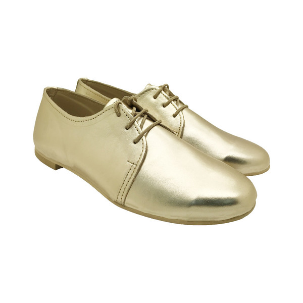 MARGO SHOES OXFORD Δέρμα Χρυσό