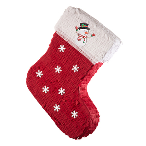 Πινιάτα χριστουγεννιάτικη κάλτσα ύψος 50 εκ. - διακόσμηση, πινιάτες, πάρτυ γενεθλίων