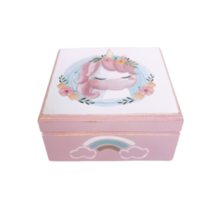 Κουτάκι mtf μονόκερος 14×14×7,5εκ. - κορίτσι, δώρο, μονόκερος, δώρα γενεθλίων