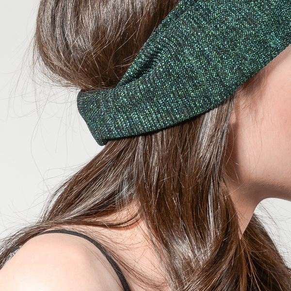 "Siren" κορδέλα για τα μαλλιά σε πράσινες αποχρώσεις - headbands - 2