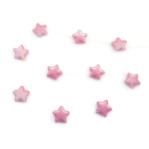 Διακοσμητική Γιρλάντα με Βελούδινα Ροζ Αστέρια - γιρλάντες, αστέρι, βελούδο, κορίτσι, κρεμαστά