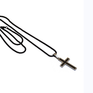 Ανδρικό μενταγιόν ατσάλινος σταυρός - ατσάλι, ανδρικά μενταγιόν, δώρα για άντρες, σταυροί