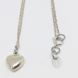 Ασημενιο κολιε με καρδια.(925) - ασήμι, charms, ασήμι 925, καρδιά, δώρα για γυναίκες - 2